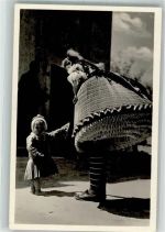 Mädchen aus Bujak Fotograf Schuchmann Trachten Ungarn Foto AK