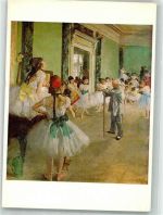 Paris sign. Degas, Edgar Tanzstunde La classe de danse im Louvre Künstler Künstlerkarte