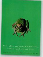 W2942 Jever Frosch mit Kronkorken der Jever-Brauerei Brauerei Werbe AK
