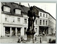 19348 O2910 Perleberg Foto AK Rolandstatue