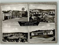 65366 W6222 Stephanshausen Foto AK DEA Tankstelle Oberbachstraße 18 und Freiwillige Feuerwehr Fotograf Otto Meckel
