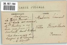 17200 Royan Foto AK Eisenbahn Les Villas a Pontaillac