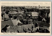 24768 W2370 Rendsburg 1942 Foto AK Panorama des Ortes mit Wasserturm Verlag Trinks & Co.