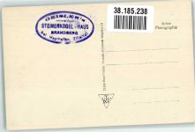 Steinerkogelhaus Foto AK Hüttenstempel