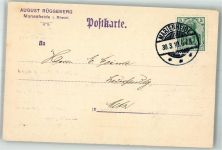 51709 W5277 Marienheide 1910 - Geschäftskorrespondenz Firma August Rüggeberg
