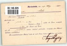 51709 W5277 Marienheide 1910 - Geschäftskorrespondenz Firma August Rüggeberg