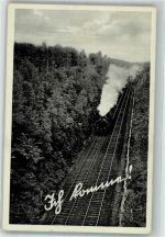 Foto Läufer Eisenbahnzug Foto AK