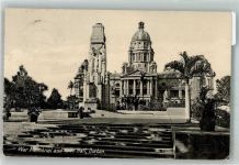 Durban 1933 Foto AK Denkmal War Memorial and Town Hall