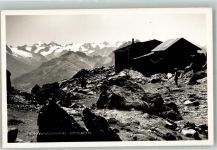 Patscherkofelhaus Foto AK Hüttenstempel