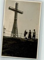 Hochgrat Gipfelkreuz Foto AK