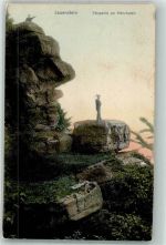31020 W3216 Lauenstein , Niedersachs 1906 - Felspartie am Mönchstein