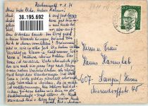96184 W8601 Rentweinsdorf Foto AK Panorama des Ortes mit Schloss Burg Lichtenstein Rathaus Ebern Burgkapelle Altenstein Schloss Eyrichshof Reckendorf Fotograf Fröhlich