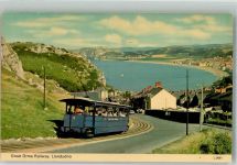 Llandudno 1976 Foto AK Bergbahn Great Orme Railway