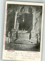Groß Salze Wieliczka 1920 Foto AK hl Kaplica sw.Antoniegro Salzbergwerk
