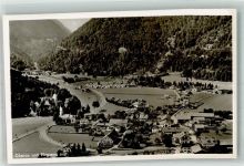82496 W8106 Oberau , Loisach 1938 Foto AK Fliegeraufnahme des Ortes