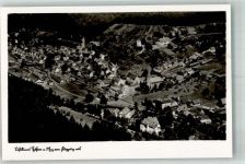75339 W7545 Höfen an der Enz Foto AK Fliegeraufnahme Kirche