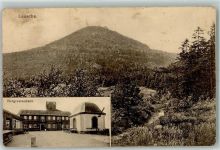 02779 O8802 Großschönau , Sachs Gebrauchsspuren Lausche Gasthaus Bergrestaurant