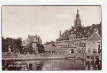 Emden, Delft mit Rathaus gelaufen, 1926. Gute Erhaltung.