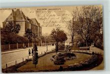 06295 O4250 Lutherstadt Eisleben 1914 Gebrauchsspuren Luthergymnasium Schloßplatz