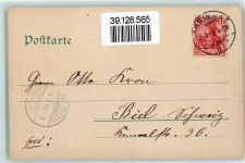 04668 O7240 Grimma 1906 Gebrauchsspuren Königl. Amtsgericht Brücke Mutter Kind Denkmal