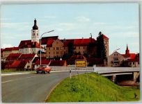 92431 W8462 Neunburg vorm Wald - Kirche Ortstafel