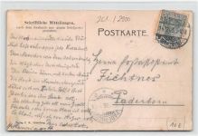 Oldenburg. Partie bei der Post mit lustiger Zeichnung gelaufen kleiner Knick oben rechts und unten links, leicht stockfleckig, sonst gut erhalten