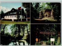 38154 W3308 Königslutter am Elm Gebrauchsspuren Quellhaus Burgruine Waldlehrpfad