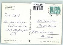 06667 O4850 Weißenfels , Saale - Karl Marx Platz Kirche Rathaus
