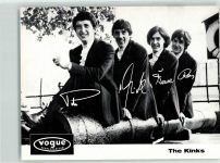 The Kinks Faksimile Unterschrift Rock / Pop FOTO KEINE AK