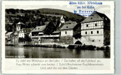 56130 W5409 Dausenau - Altes Wirtshaus an der Lahn