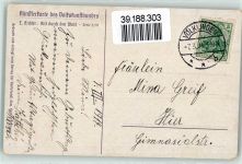 sign. L. Richter Ritt durch den Wald , Esel Serie 2/III Volkskunstverlag 1914 Künstlerkarte