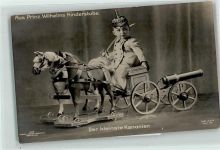 in Uniform Kinderstube Spielzeug Adel Prinz Wilhelm 1908 Foto AK