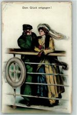 Schiffsreise Poesie / Liebe keine AK Underwood, C. F. Gebrauchsspuren