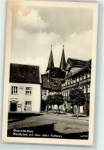 38835 O3606 Osterwieck - Marktplatz mit dem alten Rathaus