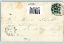09322 O9294 Penig 1901 - Göhrener Brücke Brauseloch Bahnpost Zug 1476