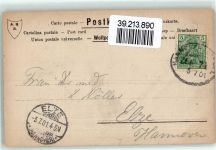31008 W3210 Elze , Leine 1901 Prägedruck Ort lt. Stempel Bahnpost
