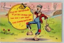 Karikatur Antialkohol Künstlerkarte