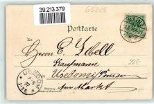 65385 W6220 Niederwald , Jagdschloß 1897 - National Denkmal Wappen