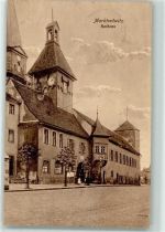 95615 W8590 Marktredwitz 1917 - Rathaus Uhr