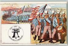Philadelphia 200 Years of Freedom 1776-1976 Patriotik 1976