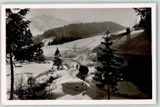 87541 W8973 Unterjoch - Iseler Skifahrer Winter