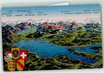 Nr 250 Der Bodensee Wappen Landkarte