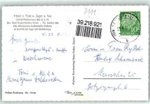 82431 W8111 Urfeld , Oberbay - Hotel Post und Jäger am See Ruderboot