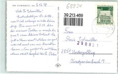 63924 W8764 Kleinheubach - Bank Bild Eingang Löwe