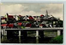 92507 W8470 Nabburg - Kirche Brücke