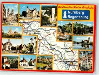 92318 W8430 Neumarkt , Oberpf - Autobahn A3 Breitenbrunn Laaber Regensburg Nürnberg Velburg