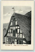 54539 W5564 Ürzig , Mosel - Haus an der Kirche Giebel