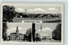 85276 W8068 Pfaffenhofen a d Ilm - Rathaus Stadtpfarrkirche Hauptplatz