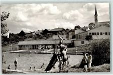 94513 W8351 Schönberg , Niederbay - Schwimmbad Wasserrutsche