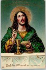 Konfirmation Abendmahl Jesus EAS Prägedruck